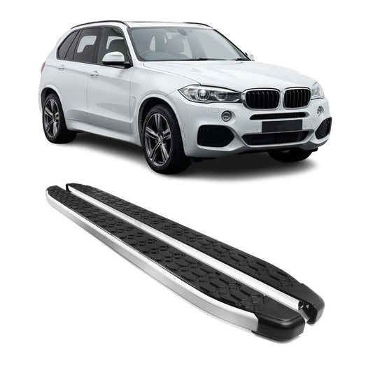 Trittbretter Seitenschweller Schweller für BMW X5 2014-2018 Schwarz 2 tlg