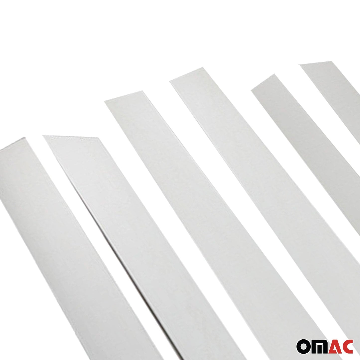 B-Säule C-Säule Türsäulen Verkleidung für Dacia Duster 2010-2018 Chrom Silber 8x