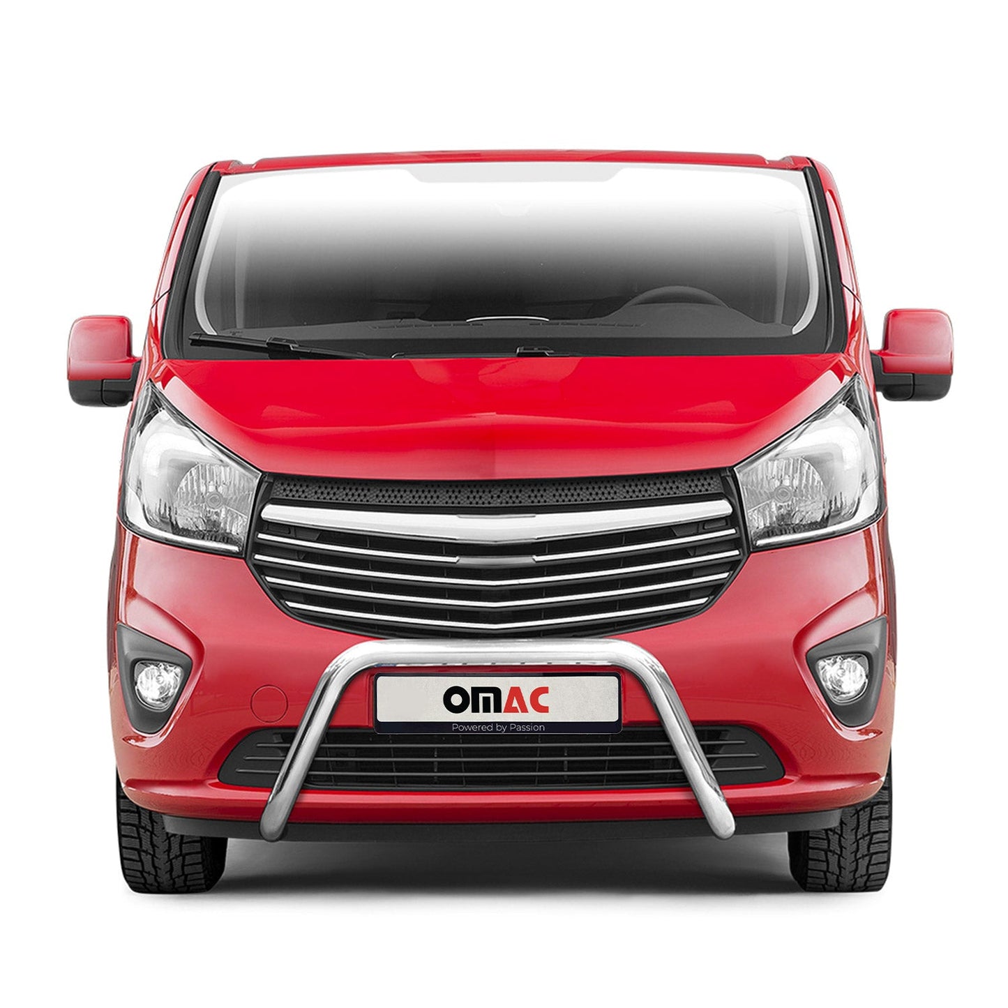 Bară de protecție față pentru Opel Vivaro 2014-2019 cu ABE (omologare de tip germană) Oțel Argintiu