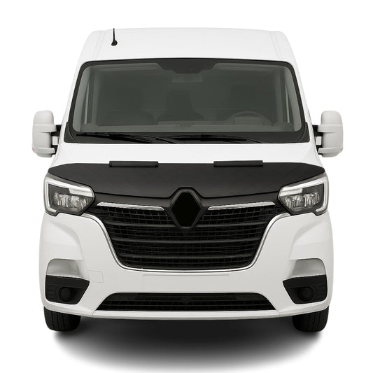 Osłona maski chroniąca przed odpryskami kamieni do Renault Master 3 2020-2025, czarna, półmatowa