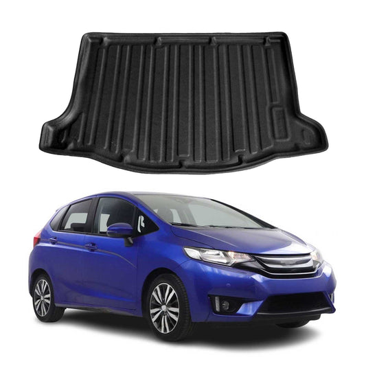 Kofferraumwanne Laderaumwanne für Honda Jazz 2015-2021 Gummi TPE Schwarz