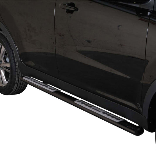 Edelstahl Seitenschweller Schwellerrohre für Ssangyong Korando 2011-2019 Schwarz