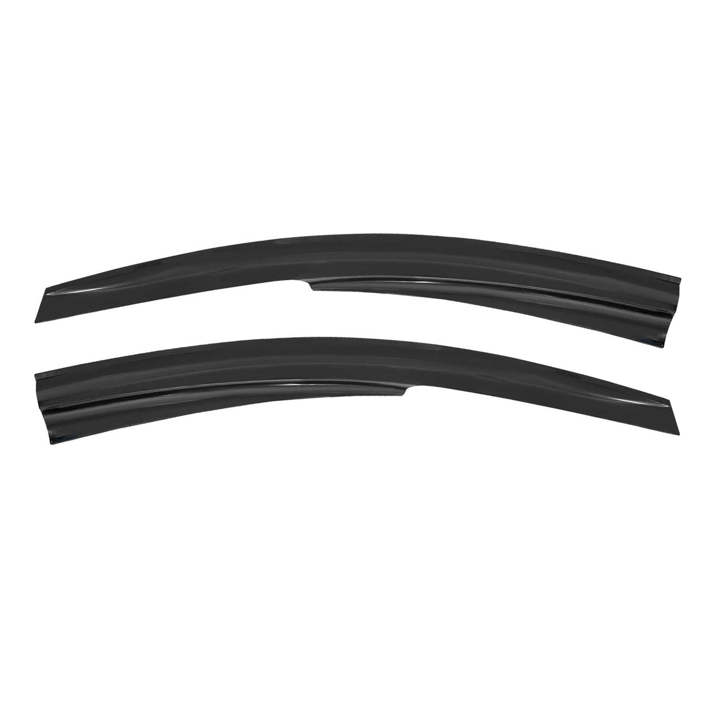 2x Windabweiser Regenabweiser für Fiat Fiorino Qubo Nemo Bipper 2008-2024 Dunkel