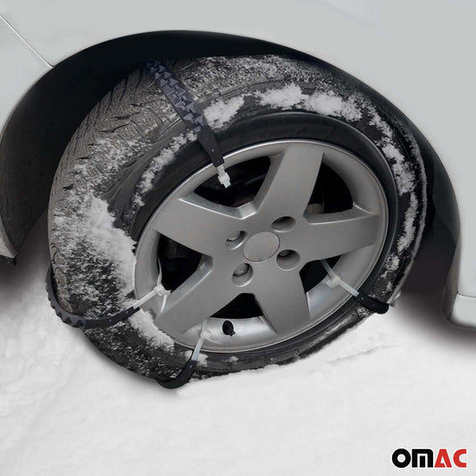 Lanț de zăpadă antiderapant, lanț antiderapant de urgență 10x De unică folosință 