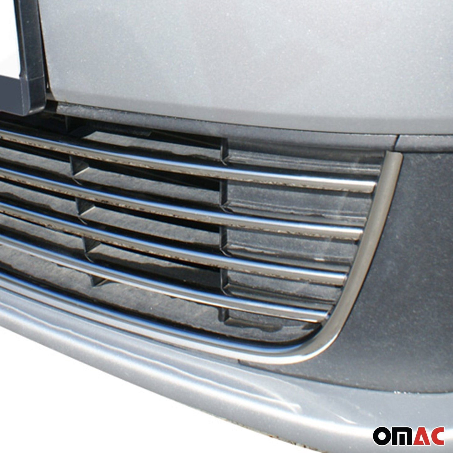 Benzi decorative grilă radiator pentru VW Caddy Comfortline 2010-2015, cromate, 5x