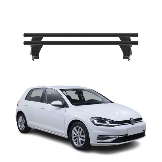Menabo Dachträger Grundtäger für VW Golf 2012-2019 50kg Aluminium Schwarz 2 tlg