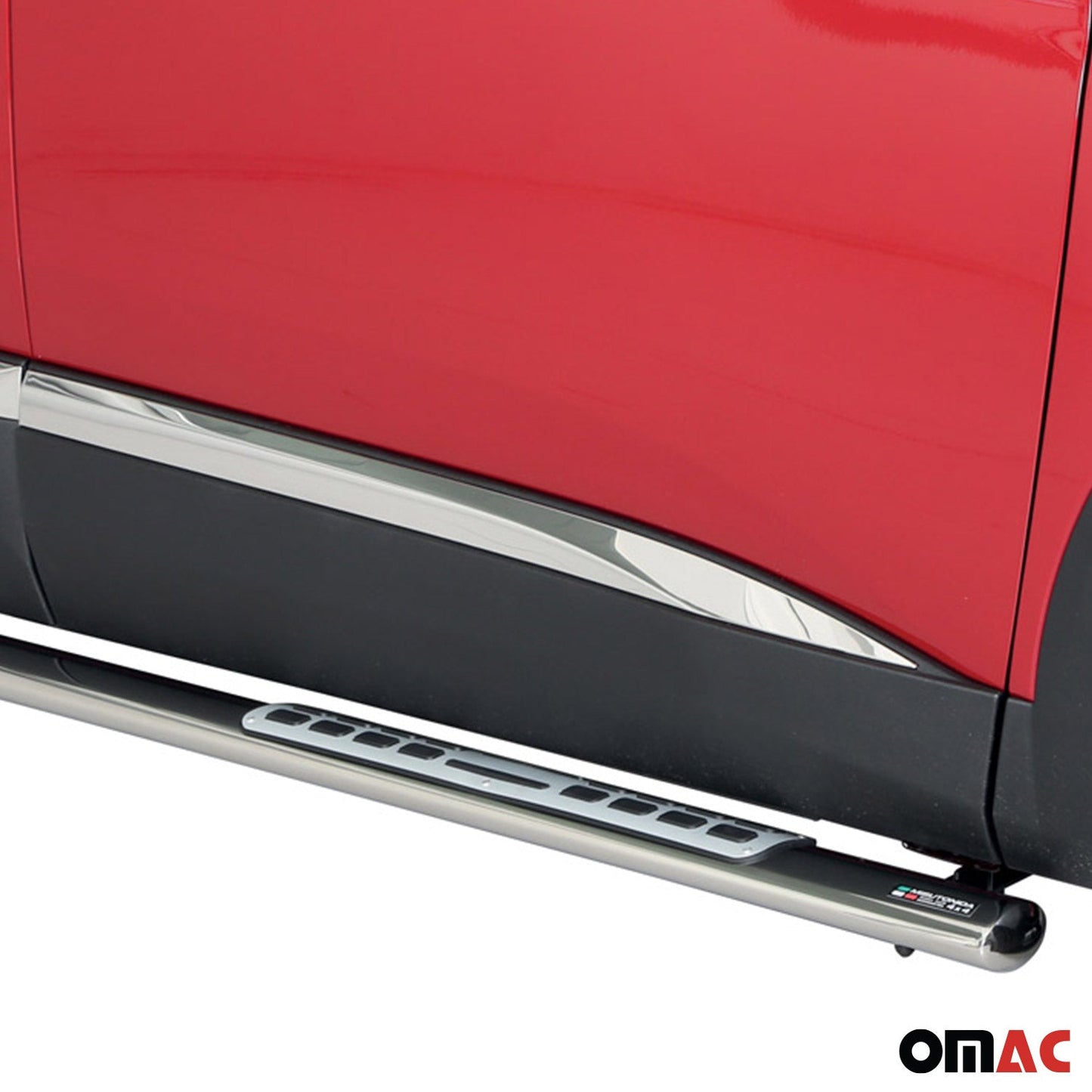 Edelstahl Seitenschweller Schwellerrohre für Peugeot 3008 2018-2021 Silber