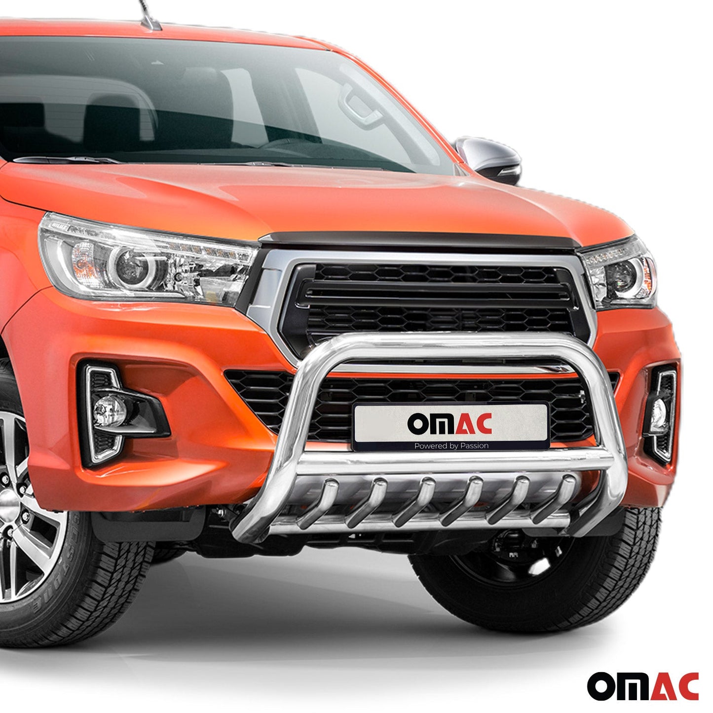 Bară de protecție față pentru Toyota Hilux 2018-2025 cu ABE (omologare de tip germană) Oțel Argintiu