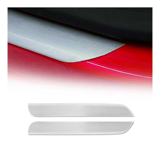 Protecții prag uși pentru Opel Crossland X 2017-2025, oțel inoxidabil, argintiu, 2x