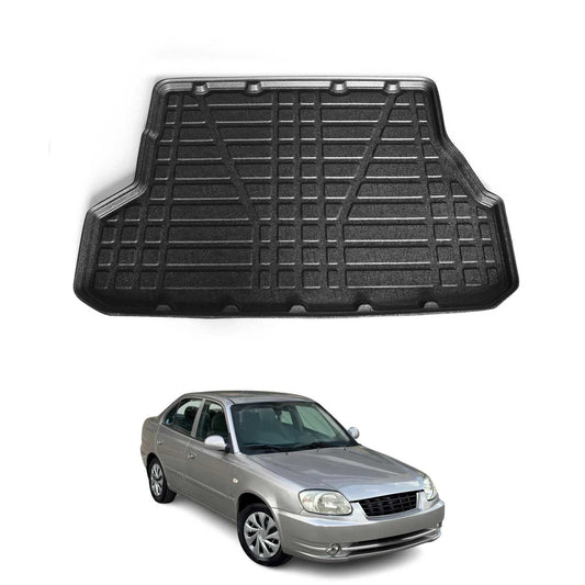Kofferraumwanne Laderaumwanne für Hyundai Accent 2005-2011 Stufenheck Gummi TPE