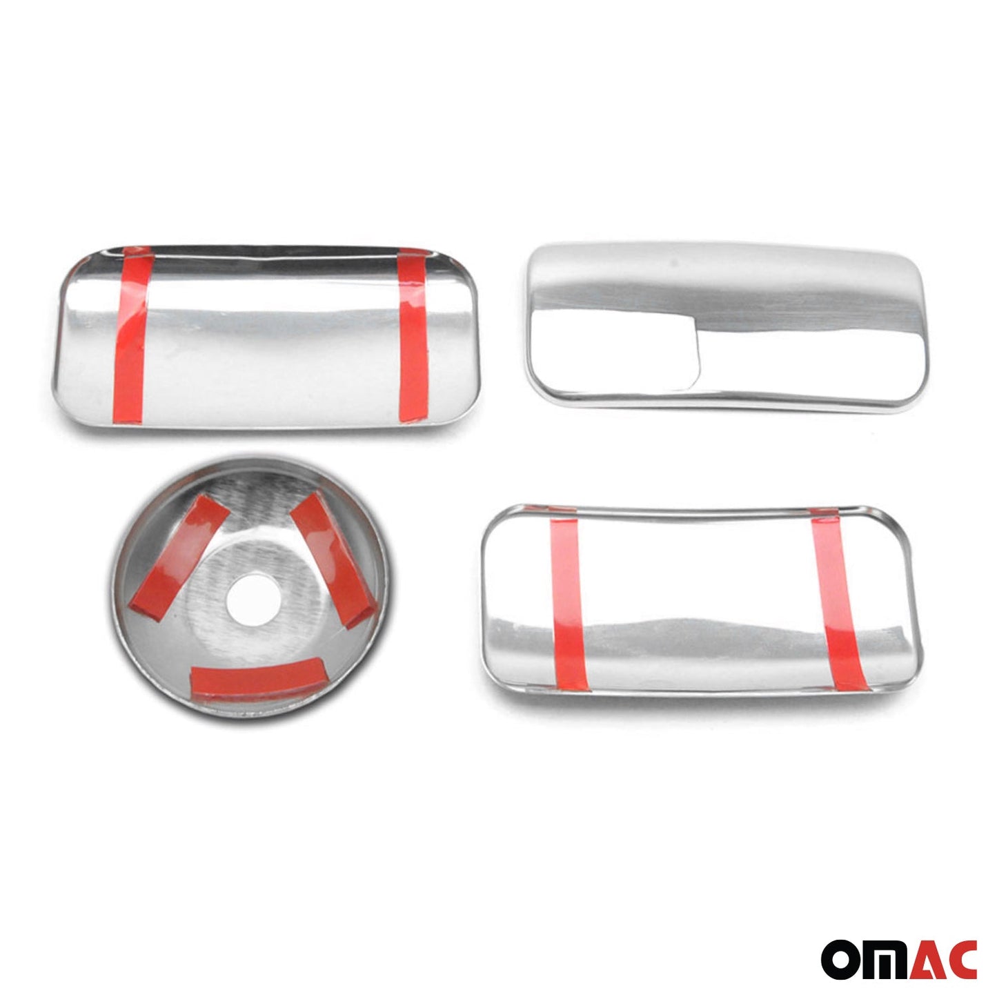 Ornamente mânere ușă, capace mânere ușă pentru Ford Transit 2000-2014 3 uși oțel inoxidabil, 4x