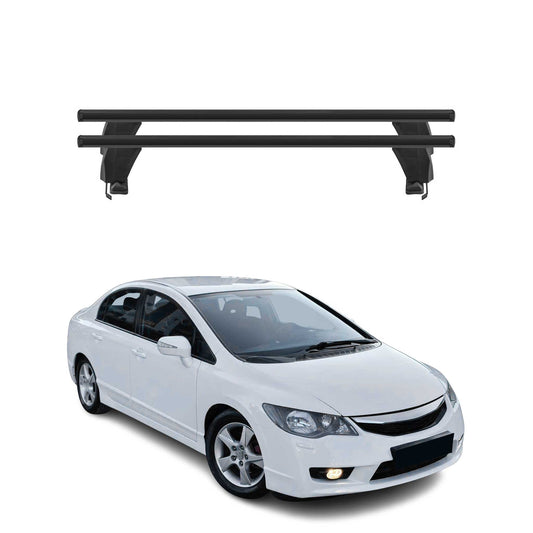 Menabo Dachträger Grundtäger für Honda Civic mk8 2005-2011 50kg Alu Schwarz 2x