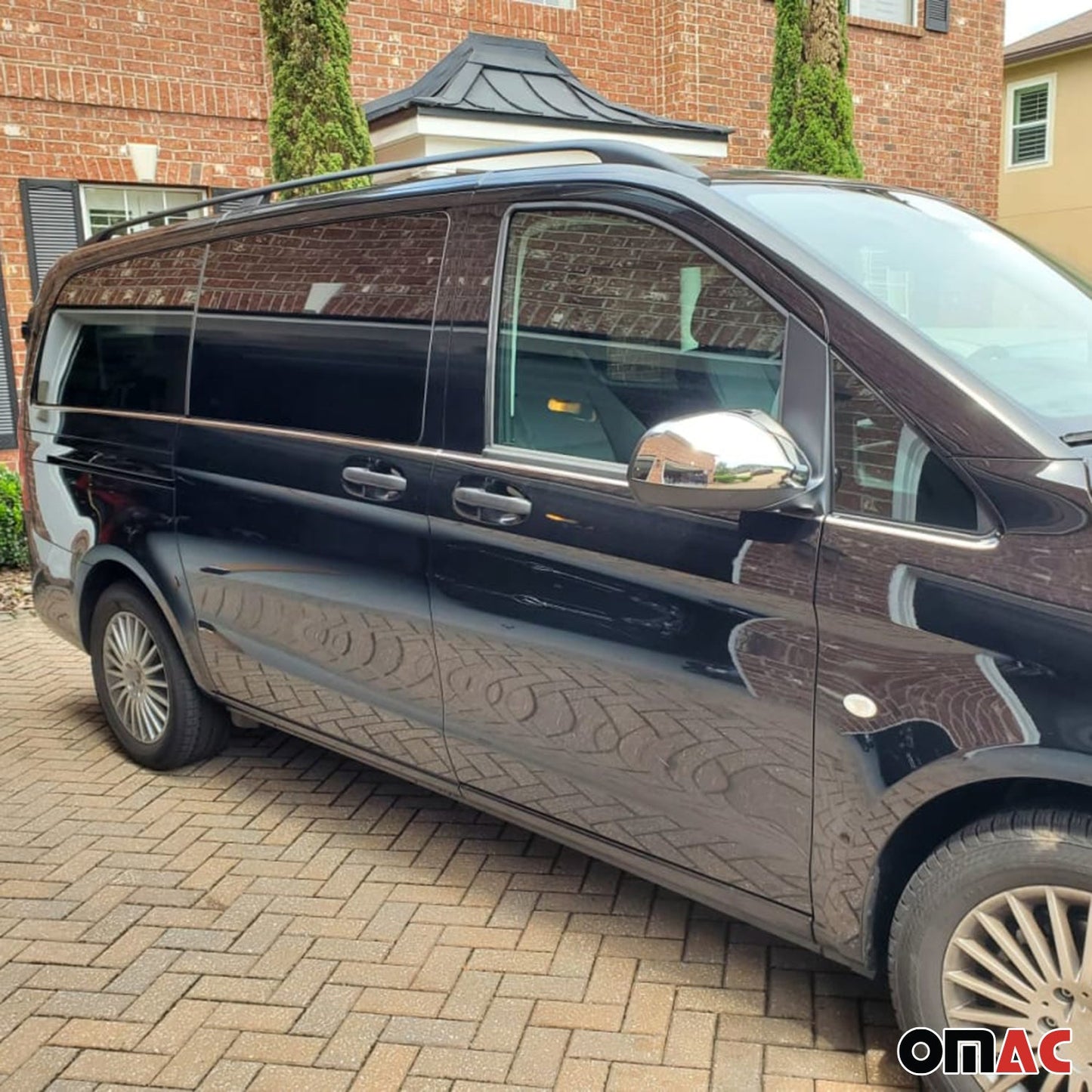 Fensterleisten Zierleisten für Mercedes Vito W447 langer Radstand L2 Chrom 8tlg