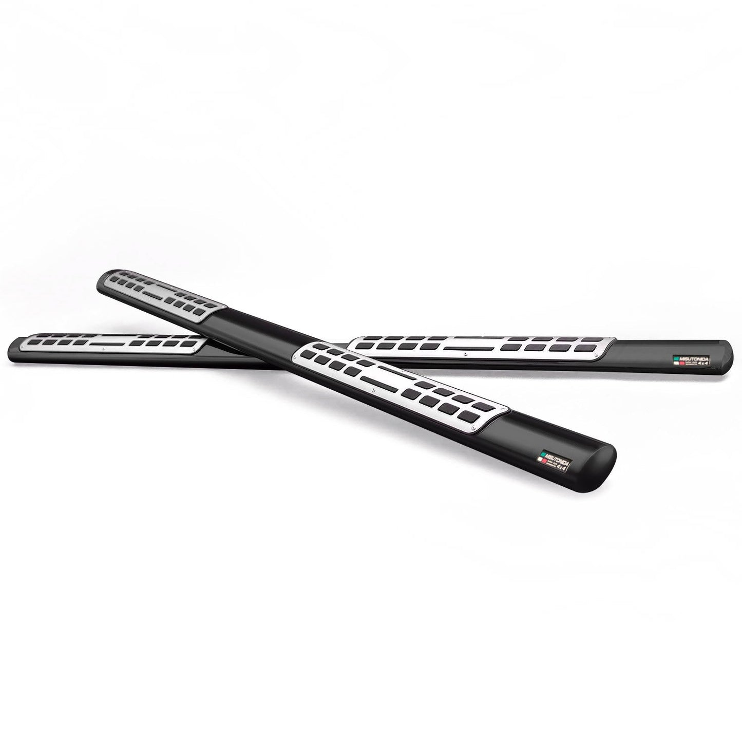 Edelstahl Seitenschweller Schwellerrohre für Jeep Cheeroke 2008-2013 Schwarz