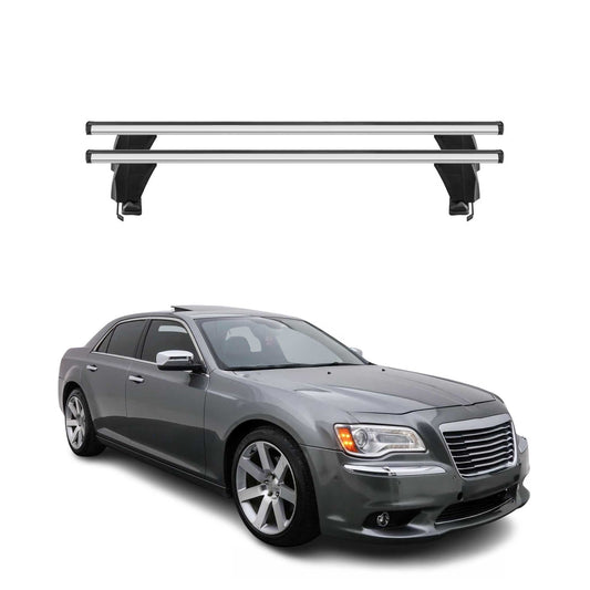 Menabo Dachträger Grundtäger für Lancia Thema 2011-2014 50kg Alu Silber 2 tlg