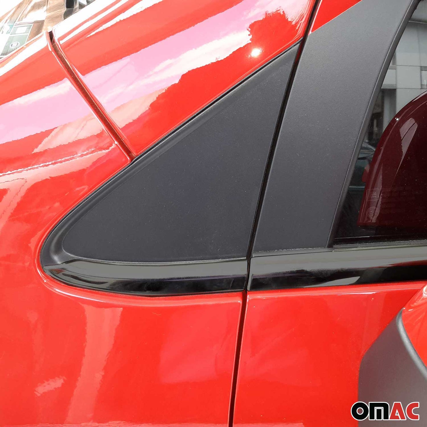 Fensterleisten Zierleisten für Opel Astra K Schrägheck Edelstahl Dunkel 8tlg