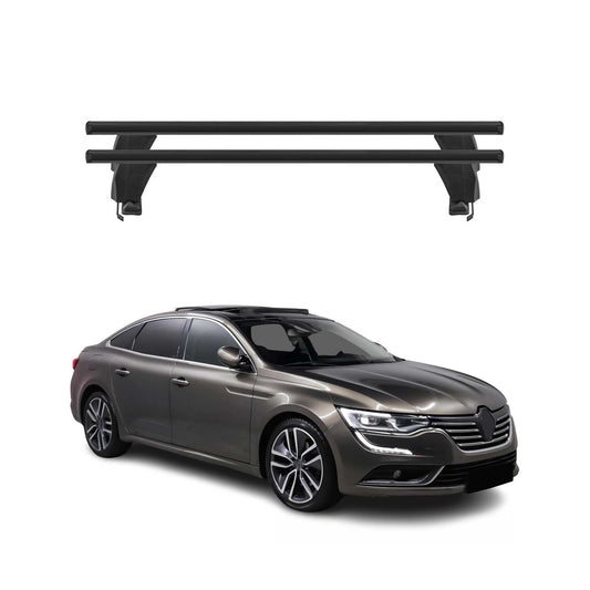 Menabo Dachträger Grundtäger für Renault Talisman 2015-2025 50kg Alu Schwarz 2x