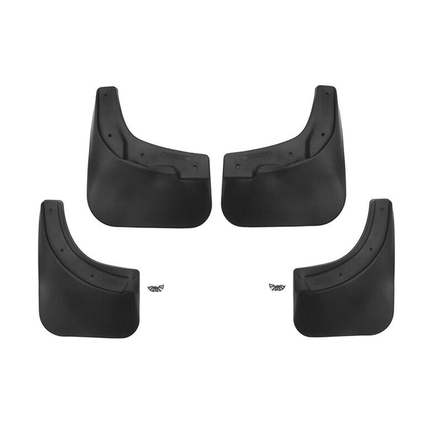 Schmutzfänger Spritzschutz Kotflügel für VW Touareg 2010-2018 ABS Schwarz 4x