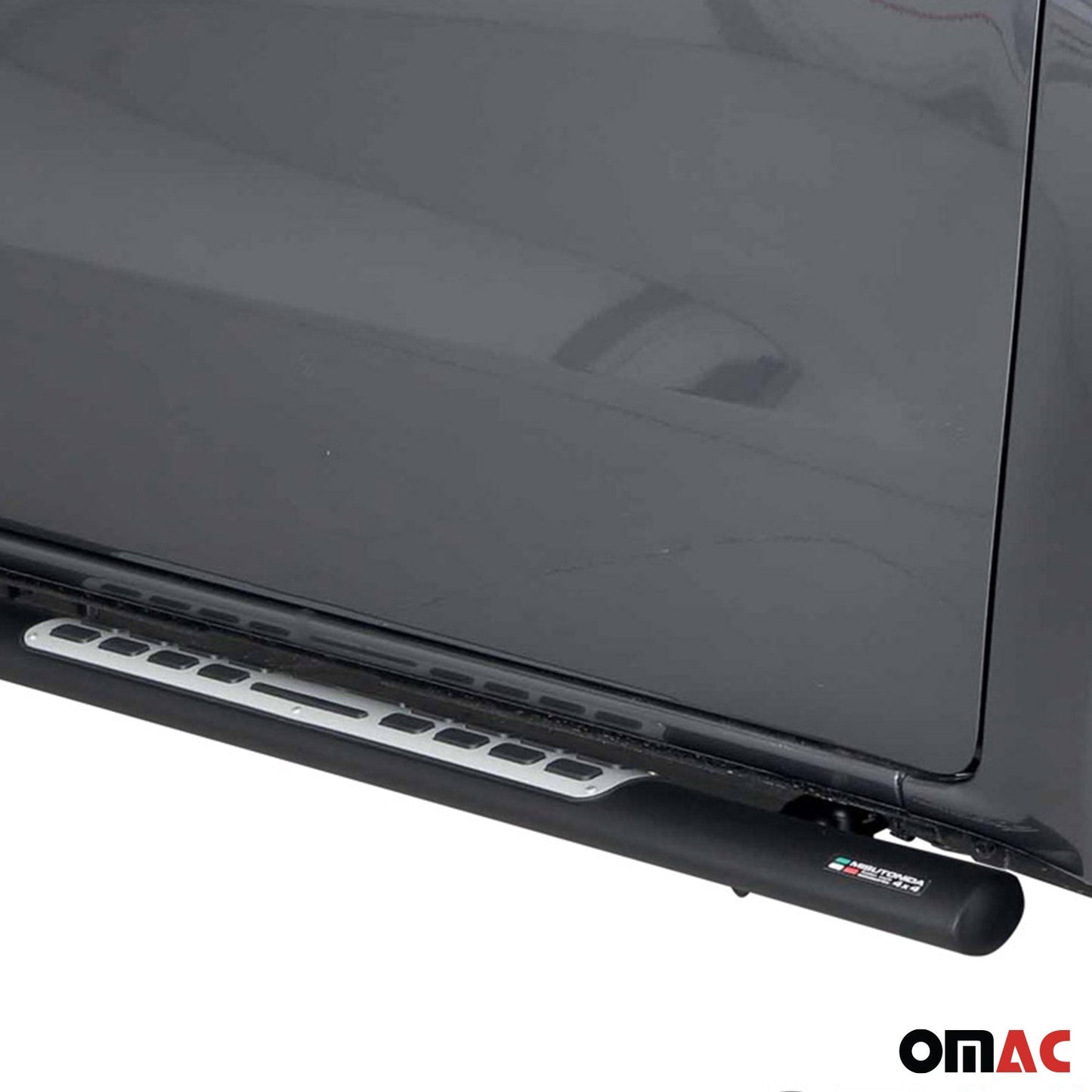 Edelstahl Seitenschweller Schwellerrohre für Mercedes X Klasse 2017-2020 Schwarz