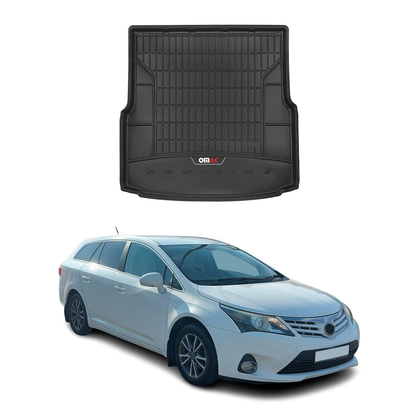 OMAC Gummi Kofferraumwanne für Toyota Avensis Touring Sport 2009-2015 3D TPE