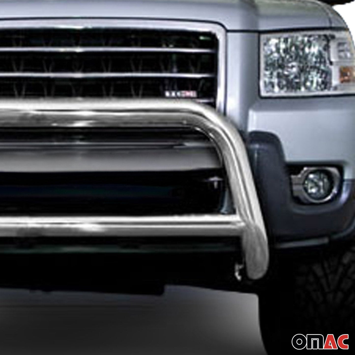 Protecție bară de protecție față pentru Ford Ranger 2007-2012, oțel, omologată ABE, argintie