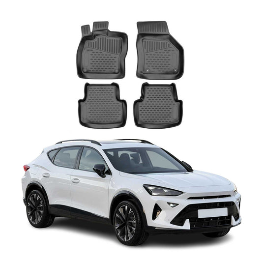 Covorașe auto Cupra Formentor 2020-2025 TPE Negre 4 buc