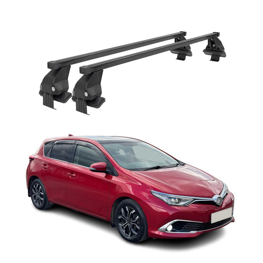 Menabo Dachträger Grundtäger für Toyota Auris mk2 2012-2018 50kg Stahl Schwarz