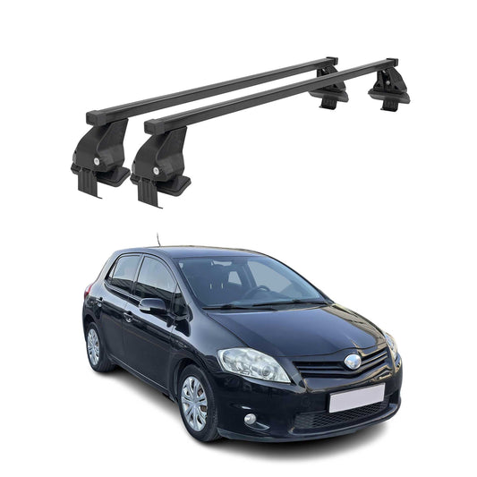 Menabo Dachträger Grundtäger für Toyota Auris mk1 2006-2012 50kg Stahl Schwarz