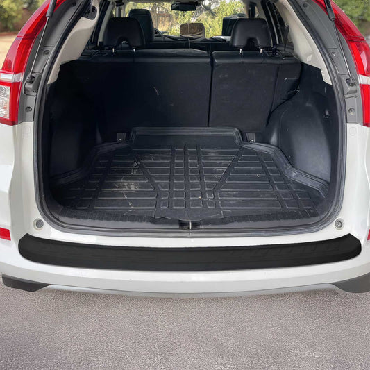 Ladekantenschutz Stoßstangenschutz für Honda CR-V 2012-2018 ABS Schwarz 1tlg