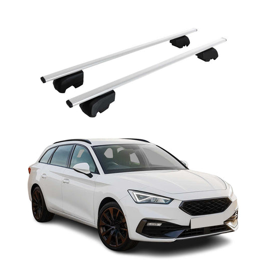 Portbagaj de plafon pentru Cupra Leon Sportstourer 2020-2025 75kg gri metalizat 2x