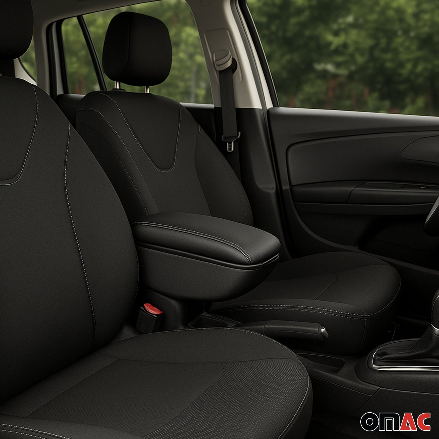 Armlehne Mittelarmlehne Mittelkonsole für Nissan Juke 2011-2019 PU-Leder Schwarz