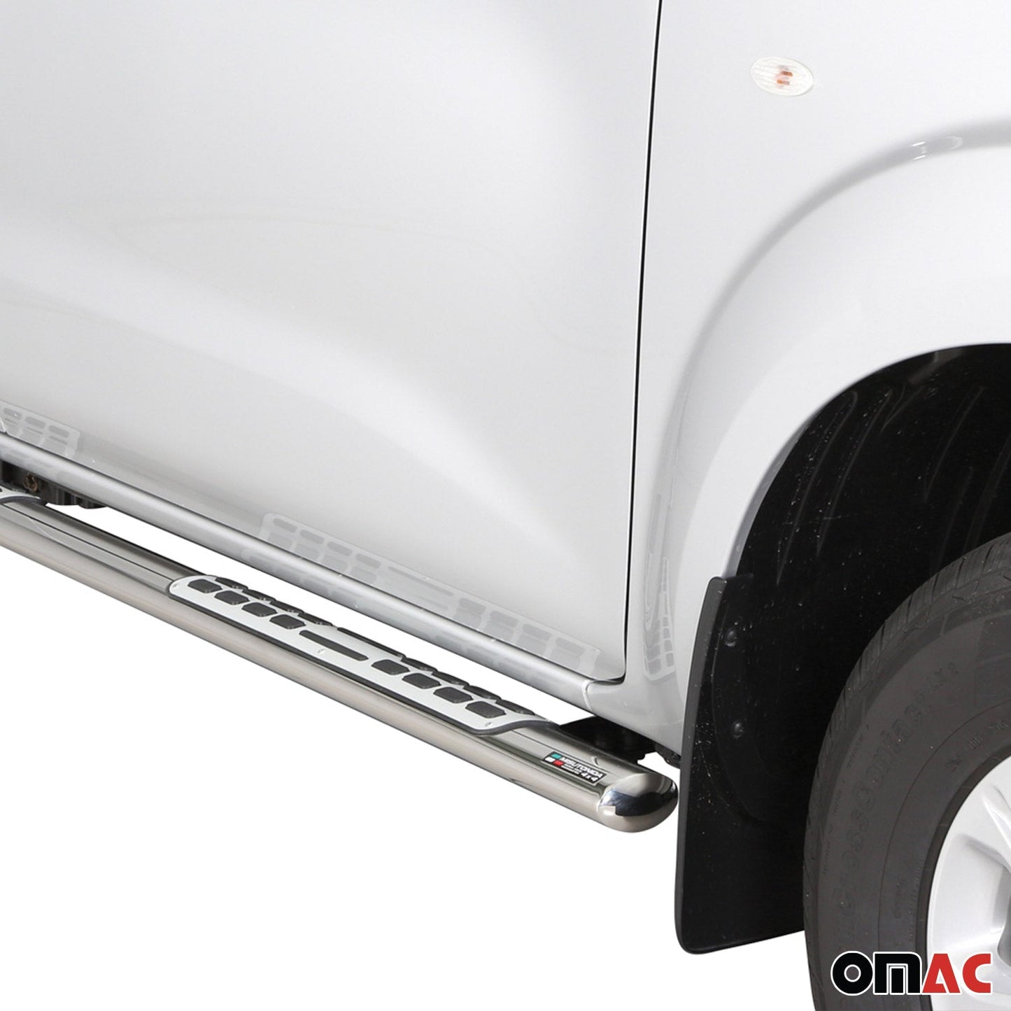 Stahl Schwellerrohre Trittbretter für Nissan NP300 Navara King Cab 2016-2025