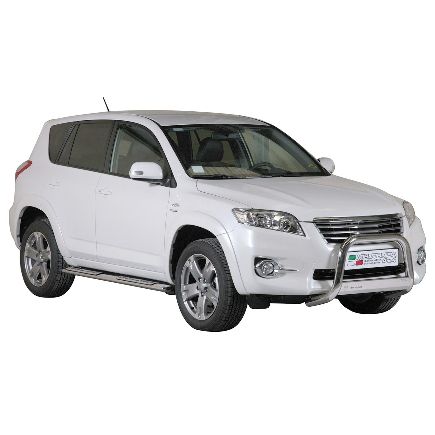 Bară de protecție/buton față pentru Toyota RAV4 XA30 2010-2012 ø63mm oțel argintiu