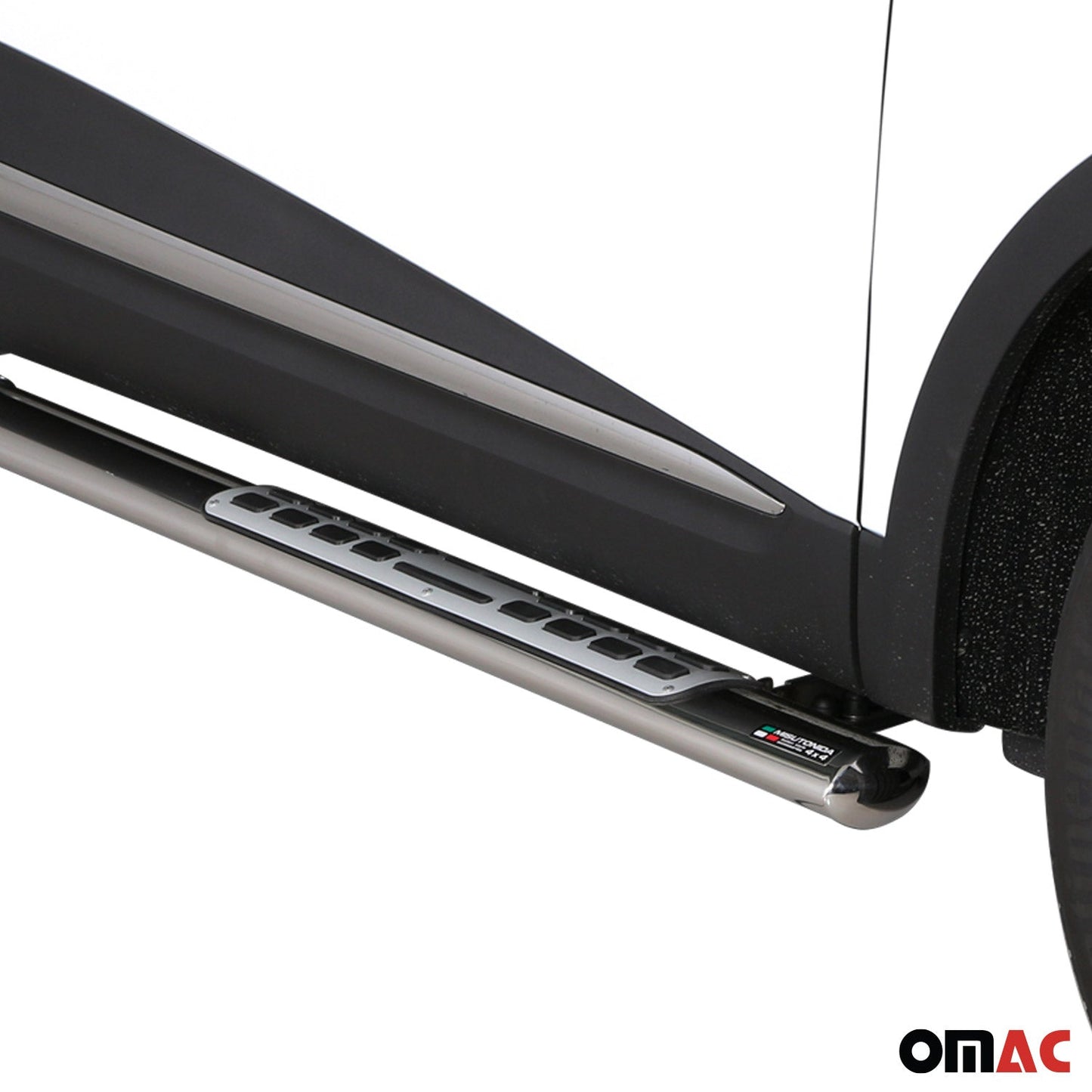 Praguri/praguri laterale din oțel inoxidabil pentru Renault Kadjar 2015-2018, argintii