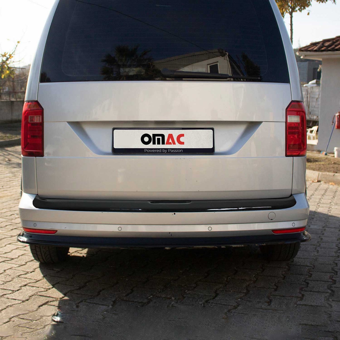 Protecție prag/bară de protecție pentru VW Caddy 2015-2020, acril, negru, 1 bucată