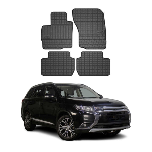 2014-2020 Mitsubishi Outlander Fußmatten Gummi Schwarz 4 tlg