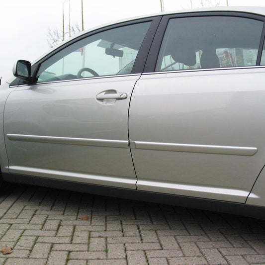 Benzi de protecție pentru uși, protecție laterală, universale ABS gri, set de 4 piese