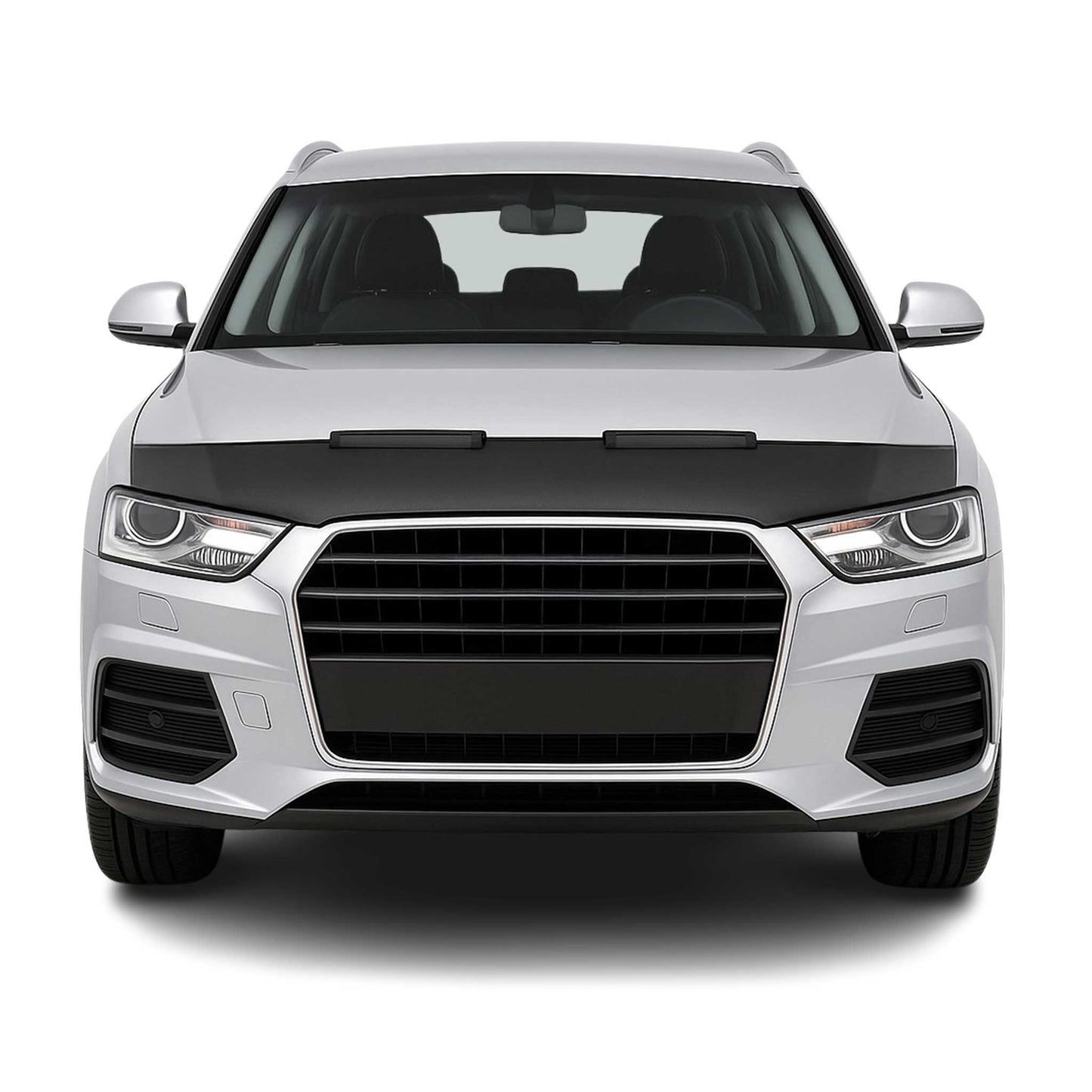 Protecție capotă anti-ciobire pentru Audi Q3 8U 2011-2018, jumătate neagră