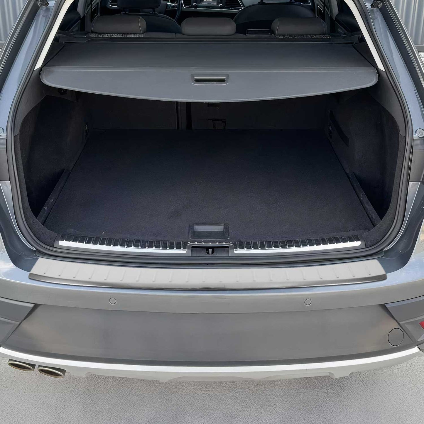 Ladekantenschutz Stoßstangenschutz für Seat Leon Kombi 2014-2020 Edelstahl Chrom