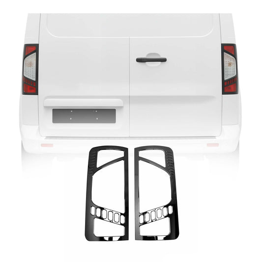 Stoplicht Rahmen für Ford Transit Tourneo Connect 2009-2013 Abs Dark Chrom