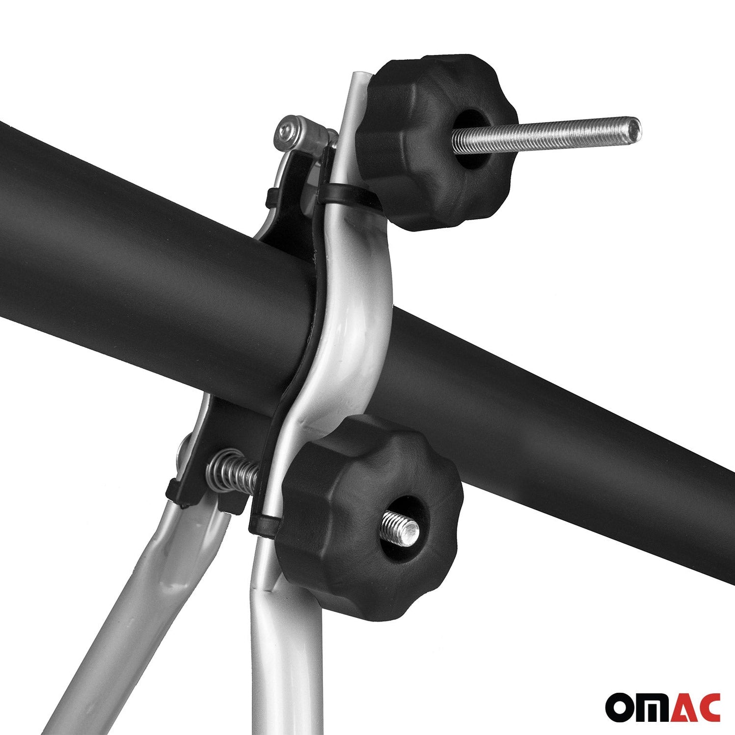 Bagażnik rowerowy Menabo Huggy na 1 rower do 15 kg, stalowy, montowany na dachu