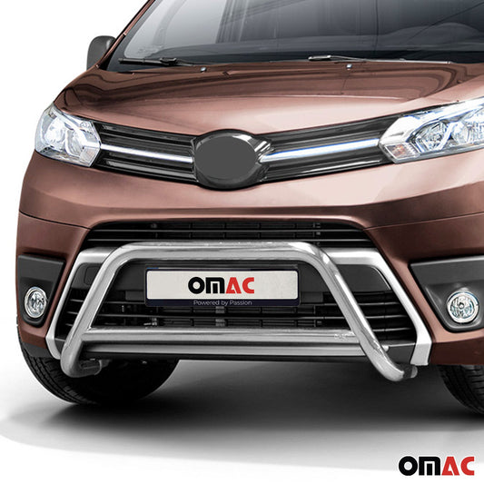 Frontbügel Schutz Frontschutzbügel für Toyota Proace 2016-2022 Stahl ABE Silber