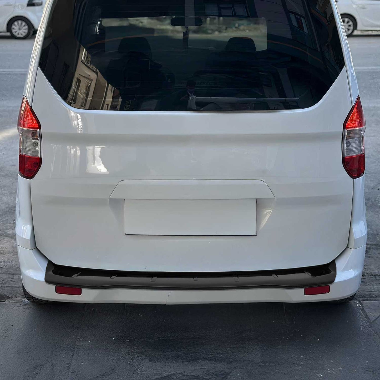 2014-2023 Ford Transit Tourneo Courier Ladekantenschutz Stoßstangenschutz Glanz ABS 1x