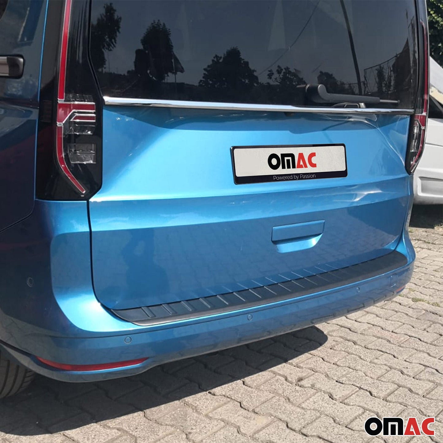 Ladekantenschutz Stoßstangenschutz für VW Caddy 2021-2023 Matt Schwarz ABS 1tlg