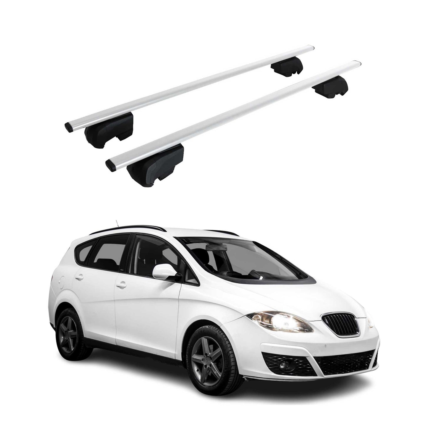 Dachträger Gepäckträger für Seat Altea XL 2006-2015 Grundträger ABE Silber