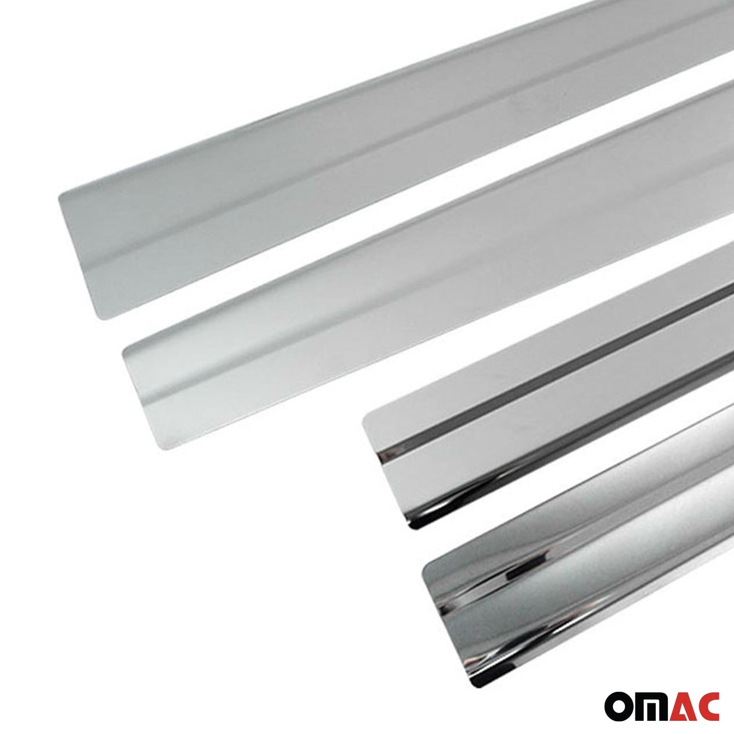 Protecții prag ușă pentru Ford Tourneo Courier 2014-2024, oțel inoxidabil, 4x