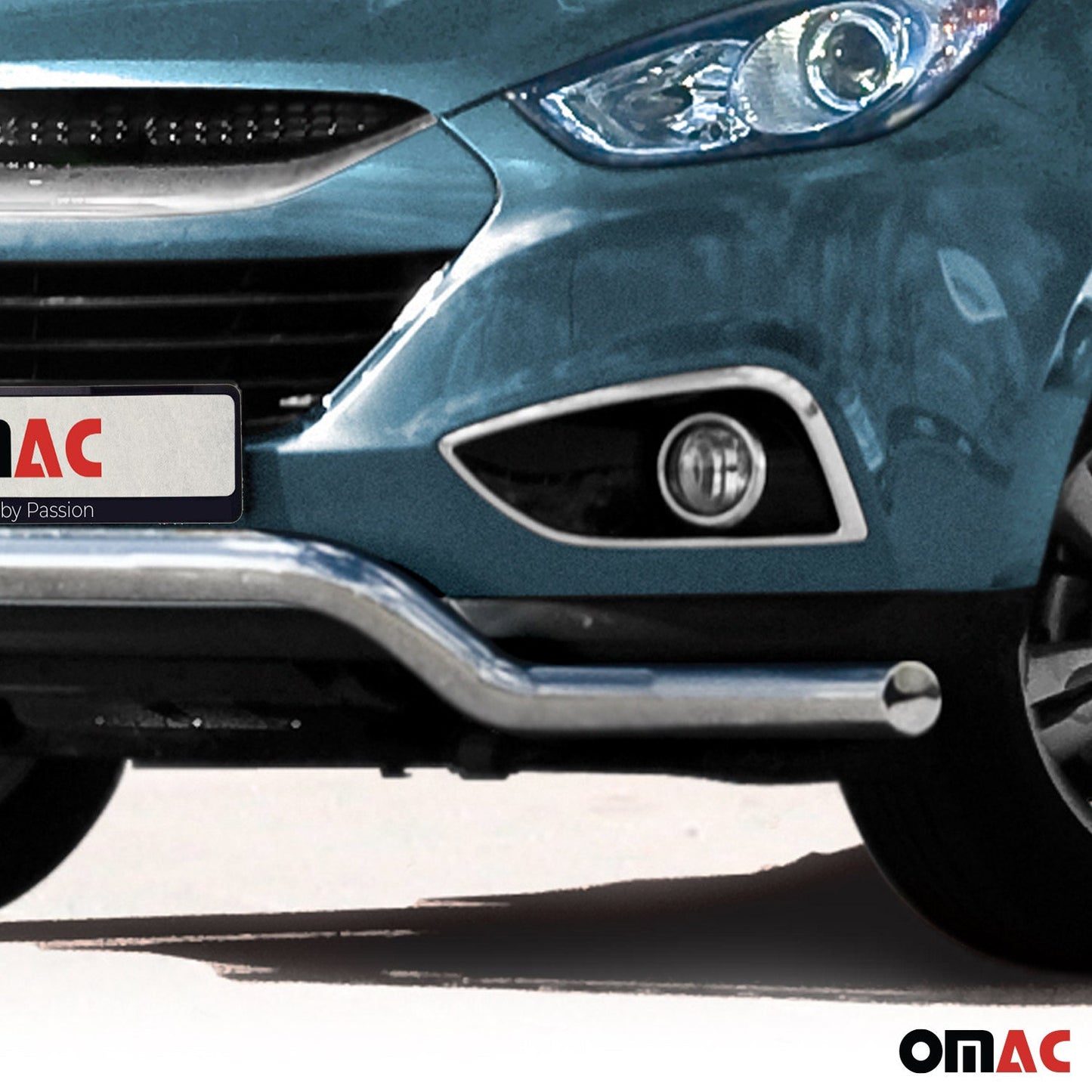 Bară de protecție față, bară de protecție față pentru Hyundai ix35 2010-2015, oțel, omologat ABE, argintiu