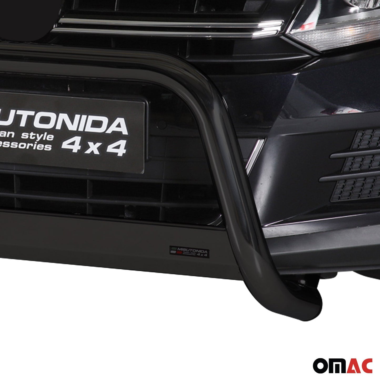 Frontbügel Frontschutzbügel für VW Tiguan 2011-2016 ø63mm Stahl Schwarz Schutz