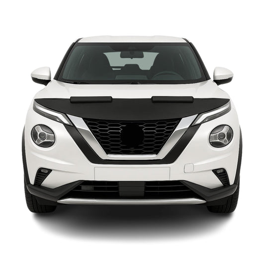 Haubenbra Steinschlagschutz Bonnet Bra für Nissan Juke 2019-2025 Schwarz Halb