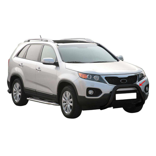 Bară de protecție/buton față pentru Kia Sorento 2009-2012 ø76mm oțel negru protecție